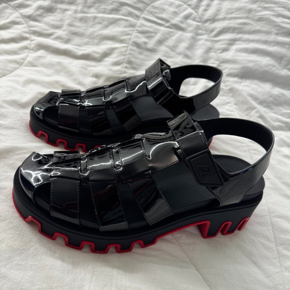 Authentic Christian Louboutin Meduzz Dune 35 Men's Fisherman Sandals